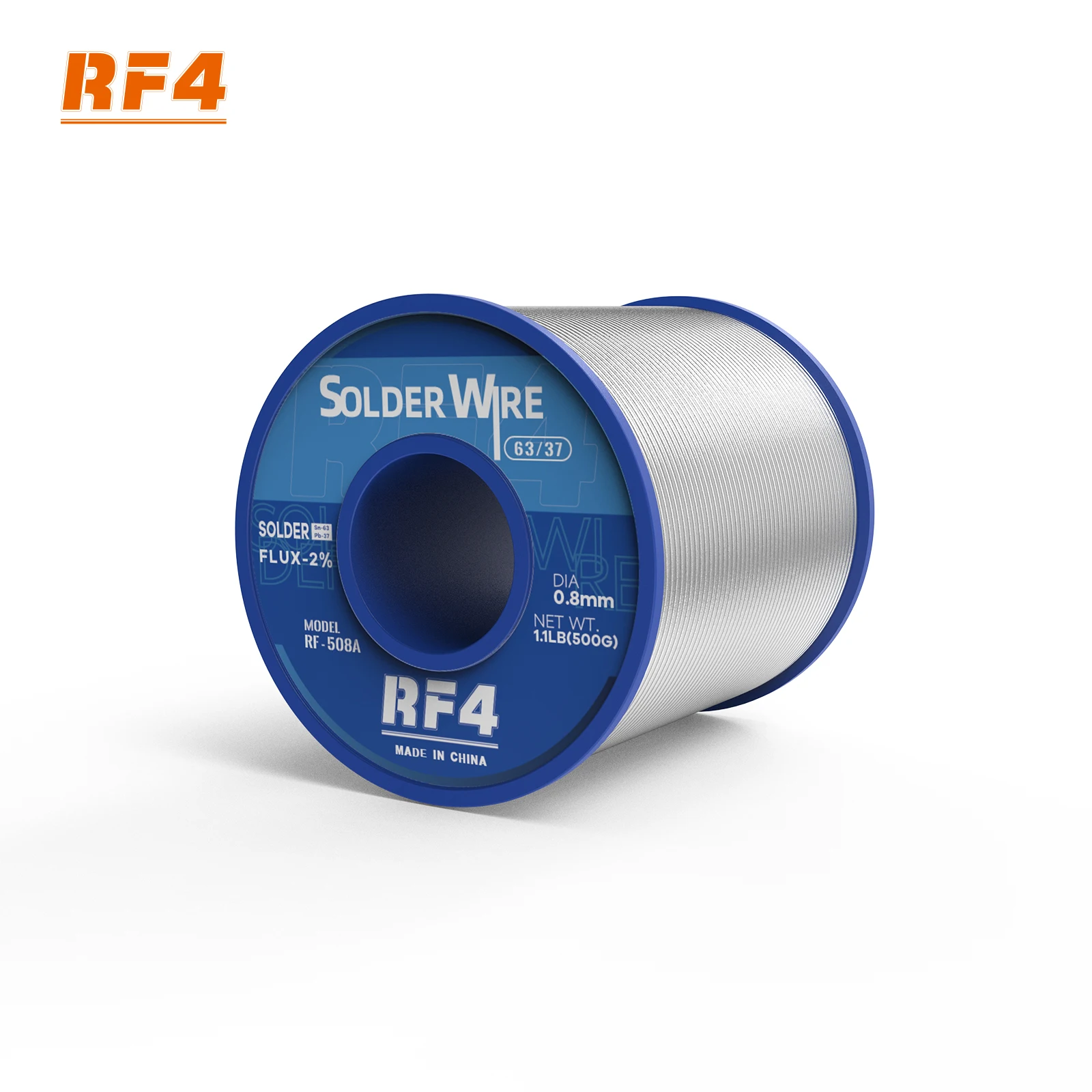 SFDER RF4 0.6/0.8mm 500G 63% Flux Rosin Core Tin Solder Wire For Electronics Soldering Welding BGA Rework Accessorie