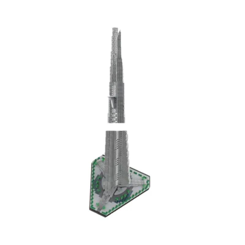 

In-stock, brand new MOC 6112-piece city building skyscraper small particle building block educational toy model gift set and dis