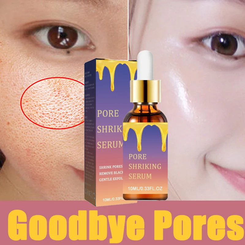 

Shrink Large Pores Serum Pore Minimizing Essence Firm Facial Brightening Firming Skin Hydrating Oil Control Moisturizing Facial