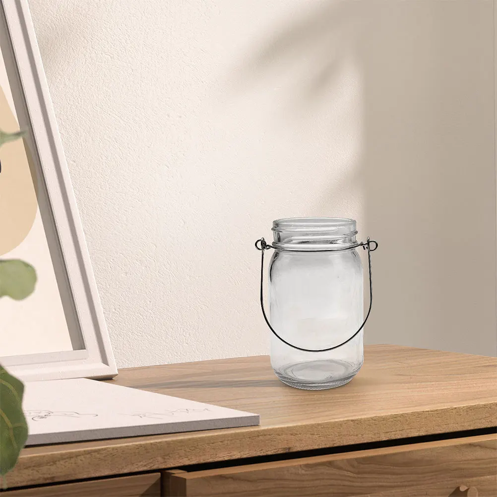 15 قطعة شماعات جرة ميسون خطاف أسلاك الفولاذ المقاوم للصدأ ل 70 مللي متر برطمانات تعليب الفم العادية تخزين المطبخ في الهواء الطلق #3