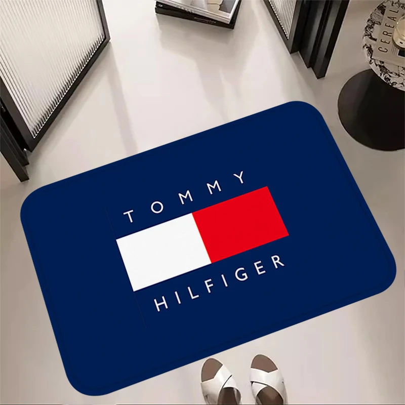 Interior Room Carpet B-Hilfiger Rugs Foot Carpets Entrance Doormat Bedside Tommy Floor Mats Non-slip Mat Kitchen Hallway Rug