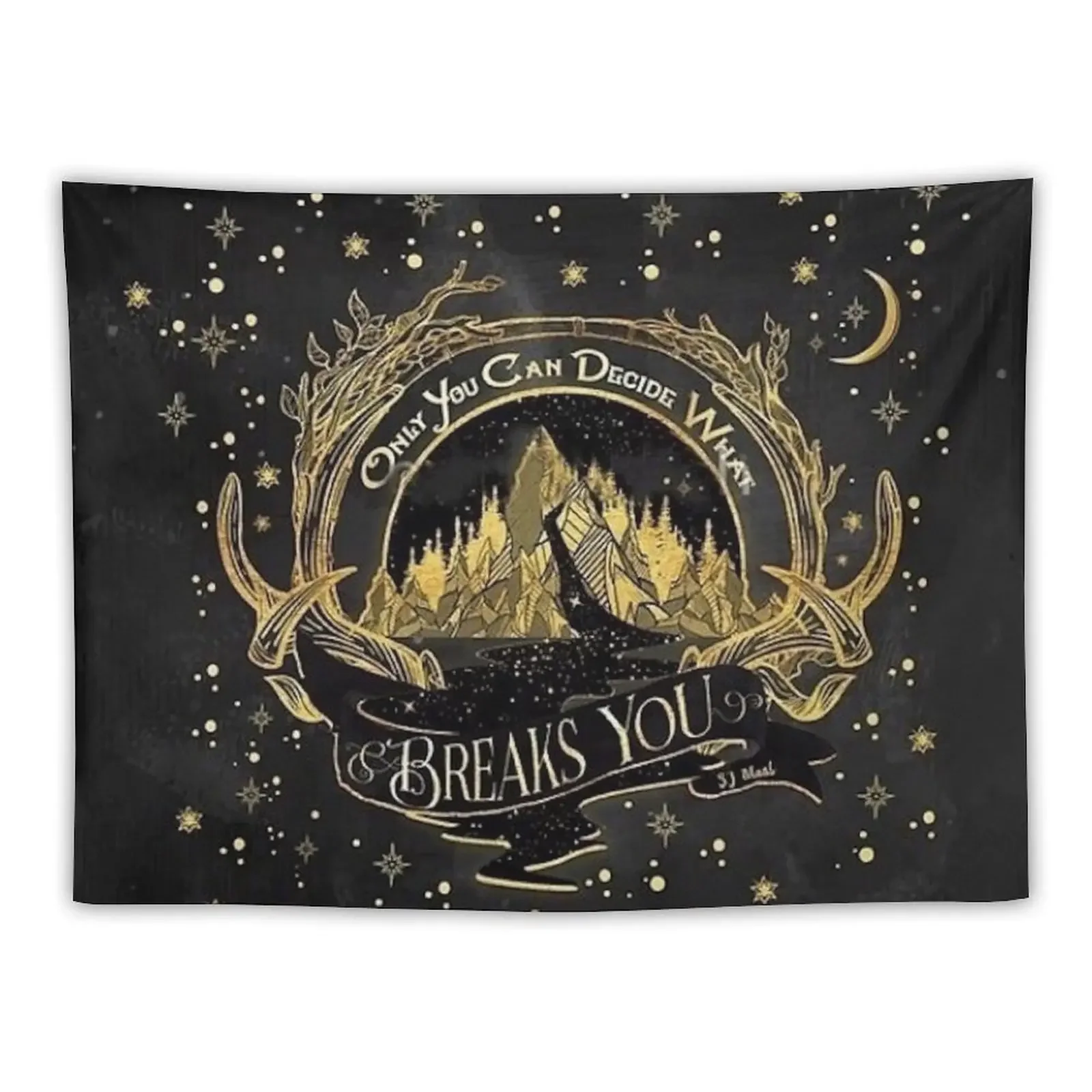 

Acotar Quotes Only You Decide What Breaks You Tapestry Decor For Bedroom Wall Hanging Decor Tapestry