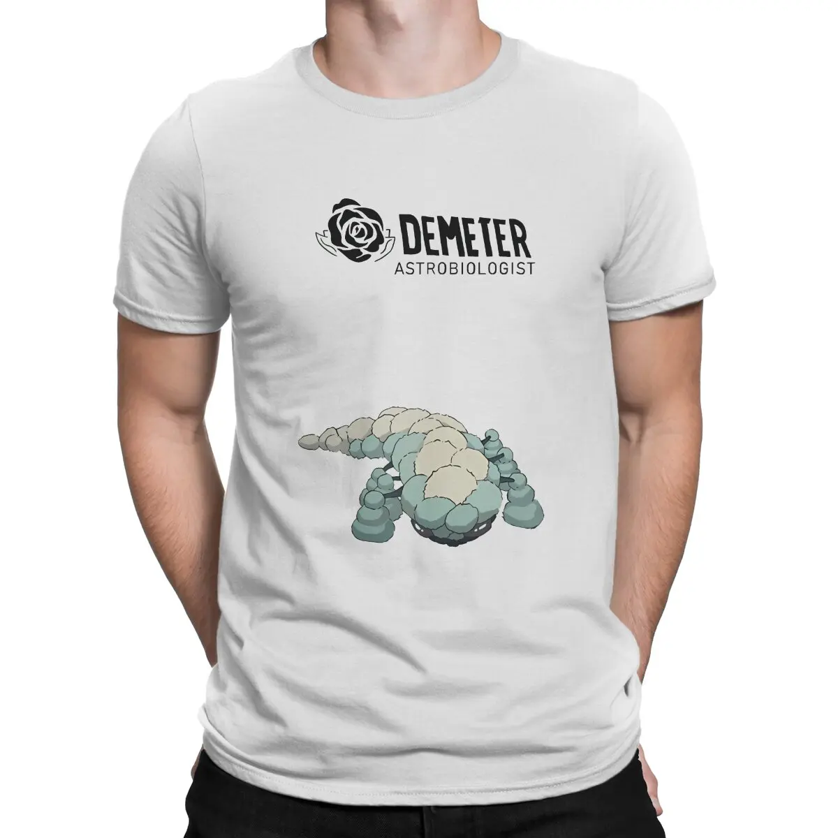 Demeter Astrobiology Spore Creature Design Men T Shirts Scavengers Reign Cool Tees Short Sleeve Crewneck T-Shirt Cotton Clothing