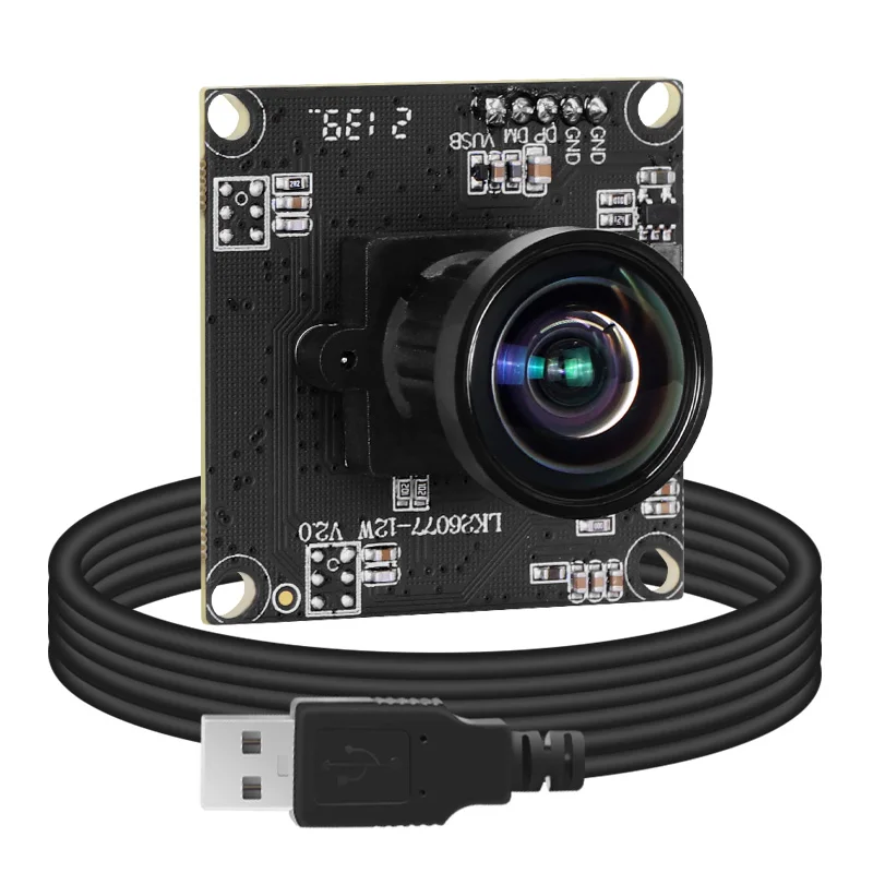 12MP imx577 2.4mm 130degree UVC Plug Play USB Wide Angle HD Camera module 4K for Windows Linux MAC Android