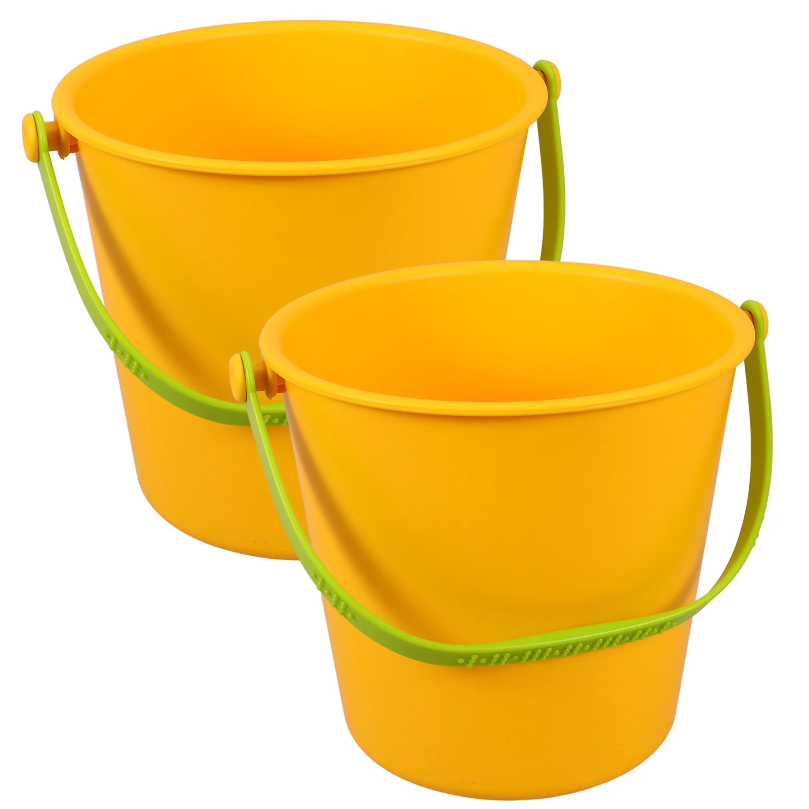 2 Pcs Beach Pails for Kids Play Sand Children's Toys Multi-use Bucket Snowman Buckets