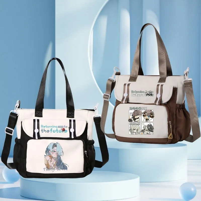 Reverse:1999 Anime Game Cos Thirty-Seven Sotheby Jiu Niangzi Etc. 2024 New Unisex Color Contrast Hand Tutoring Shoulder Bag Gift