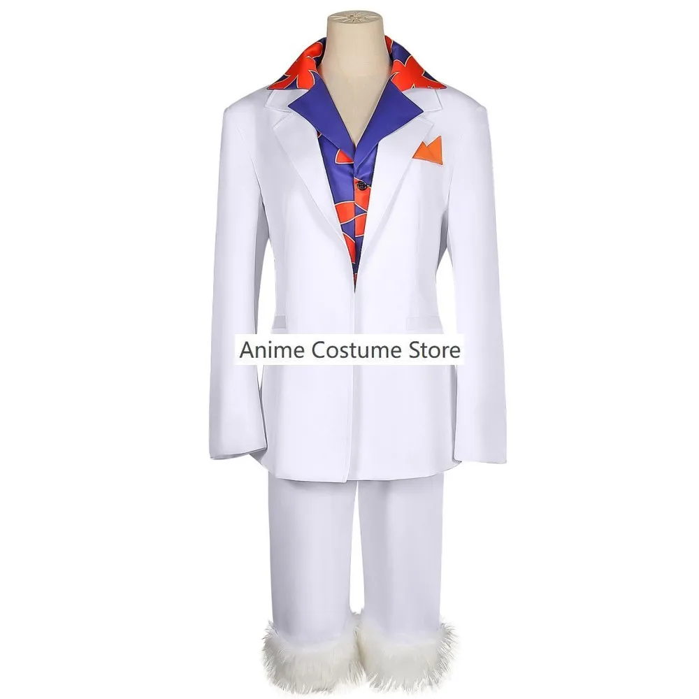 Anime Affe d. Ruffy Cosplay Kostüm Strohhut Junge Print Shirt weiße Uniform komplette Set erwachsenen Mann Halloween Karneval Anzug