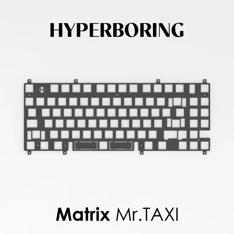 

Matrix Mr.TAXI TAXI75 Keyboard Plate PP PC FR4 Aluminum Carbon Fiber Positioning Plate Custom Mechanical Keyboard PCB Accessory