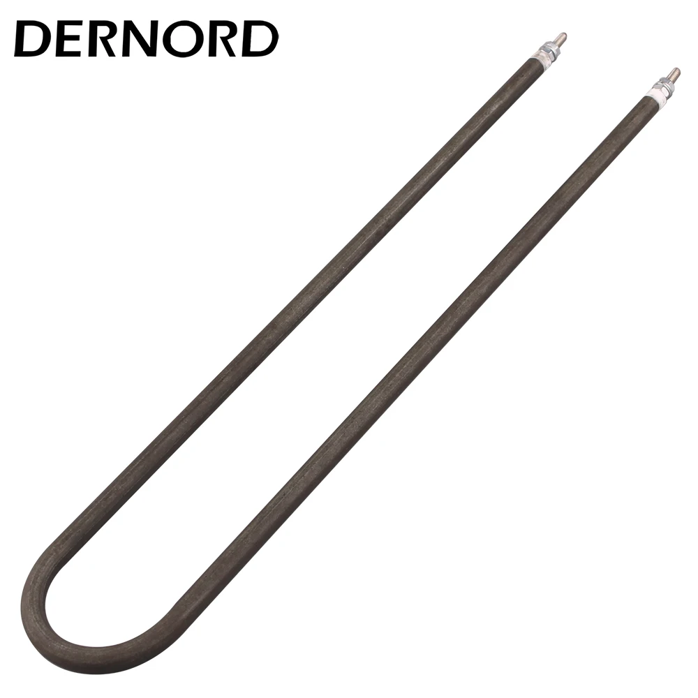 U Shape Electric Heating Element Air Burning 220V 300w 500w 600w 800w 1000w DERNORD Stainless Steels 304 Oven Tubular Heater