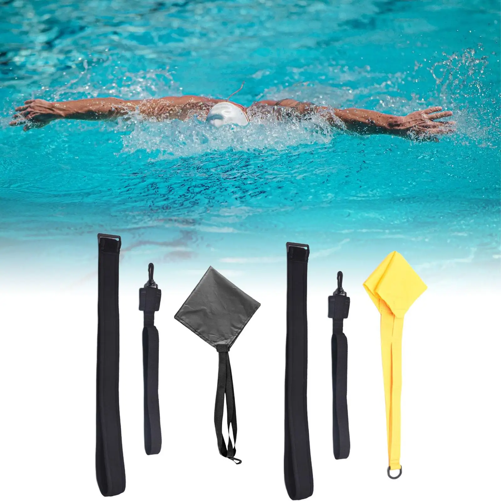 

Парашют для плавания с сопротивлением для тренировок и развития силы