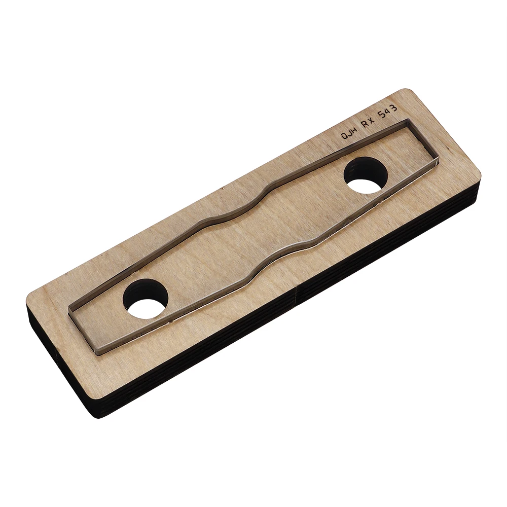 1 Stück DIY Stahlschneideschablone zur Herstellung von Ledergriffen, Stanzschneidewerkzeug, Handwerk-Stanzformwerkzeug