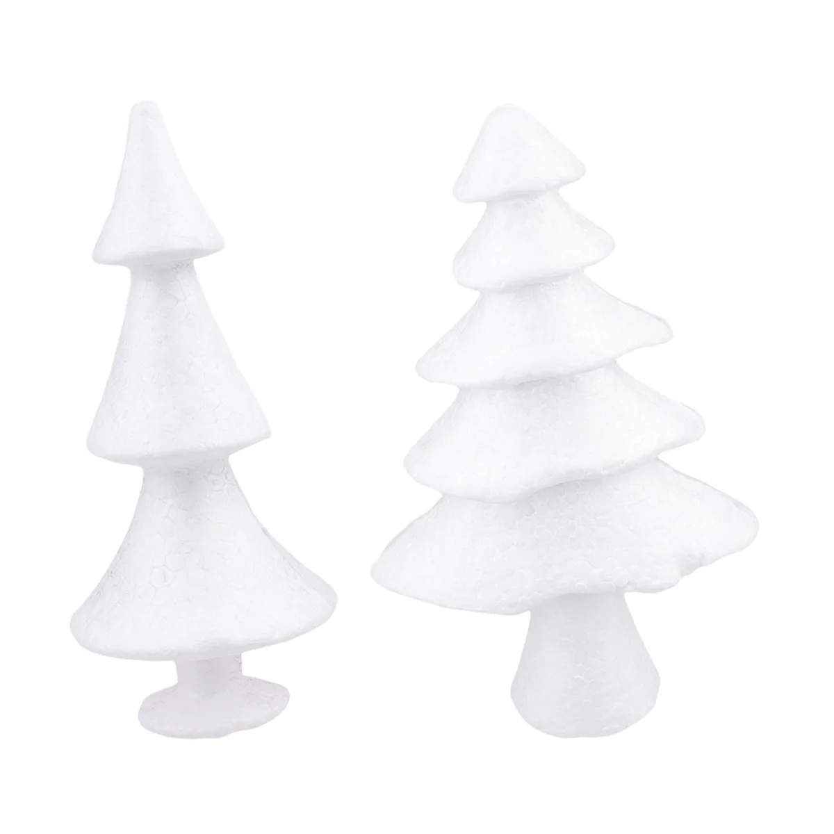 

2pcs Foam Christmas Tree Kit White Diy Craft For Kids Educational Ornament Decor Holiday Party Home School Church Activity Xmas