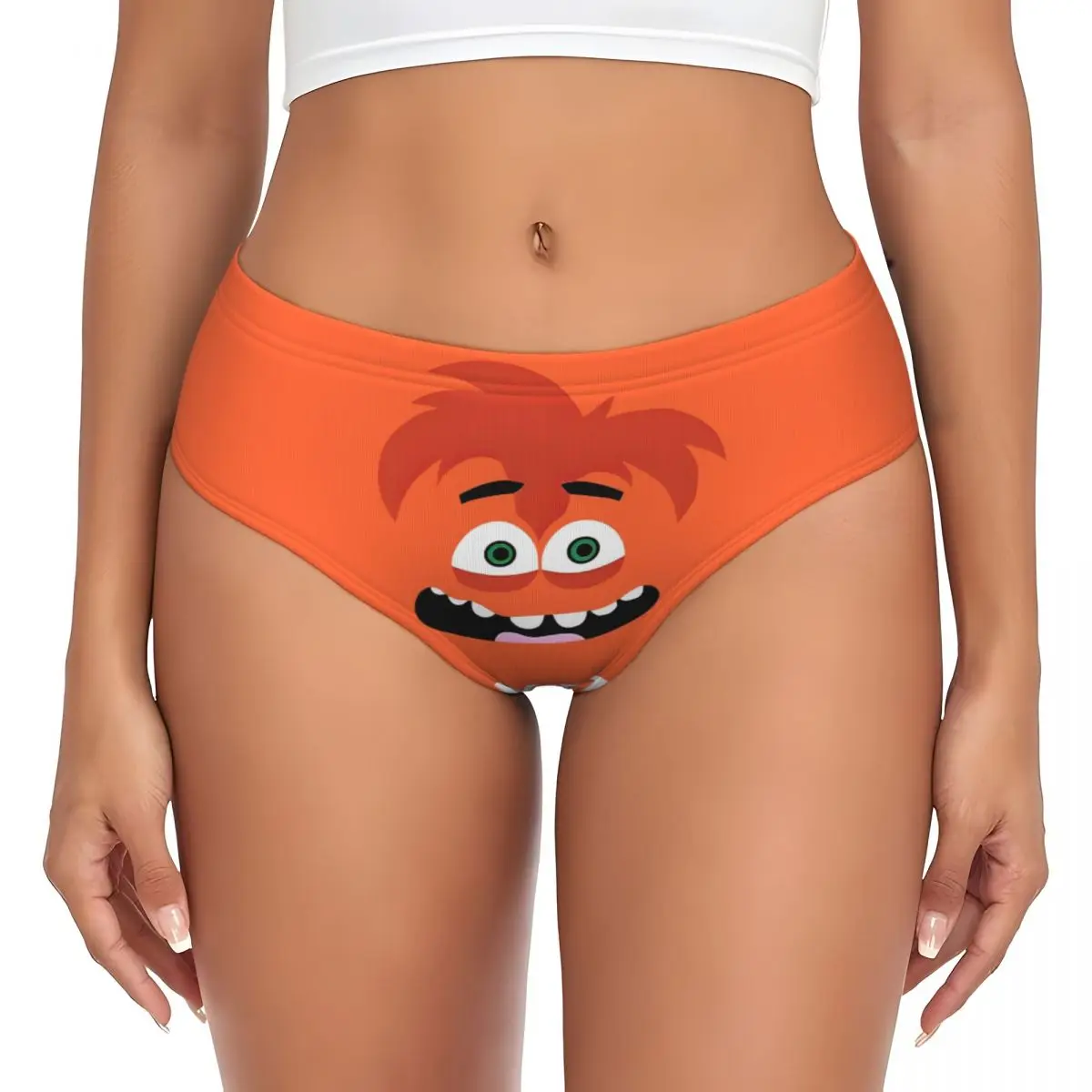 맞춤형 안팎 불안 완화 브리프 팬티 여성용 편안한 스트레치 클래식 속옷