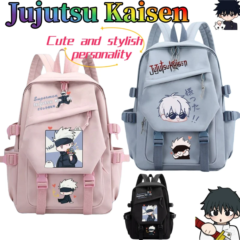 

Jujutsu Kaisen Satoru Gojo Backpack Cute and Stylish Cartoon Casual School Backpack for Boys and Girls, Great Gift for Friends