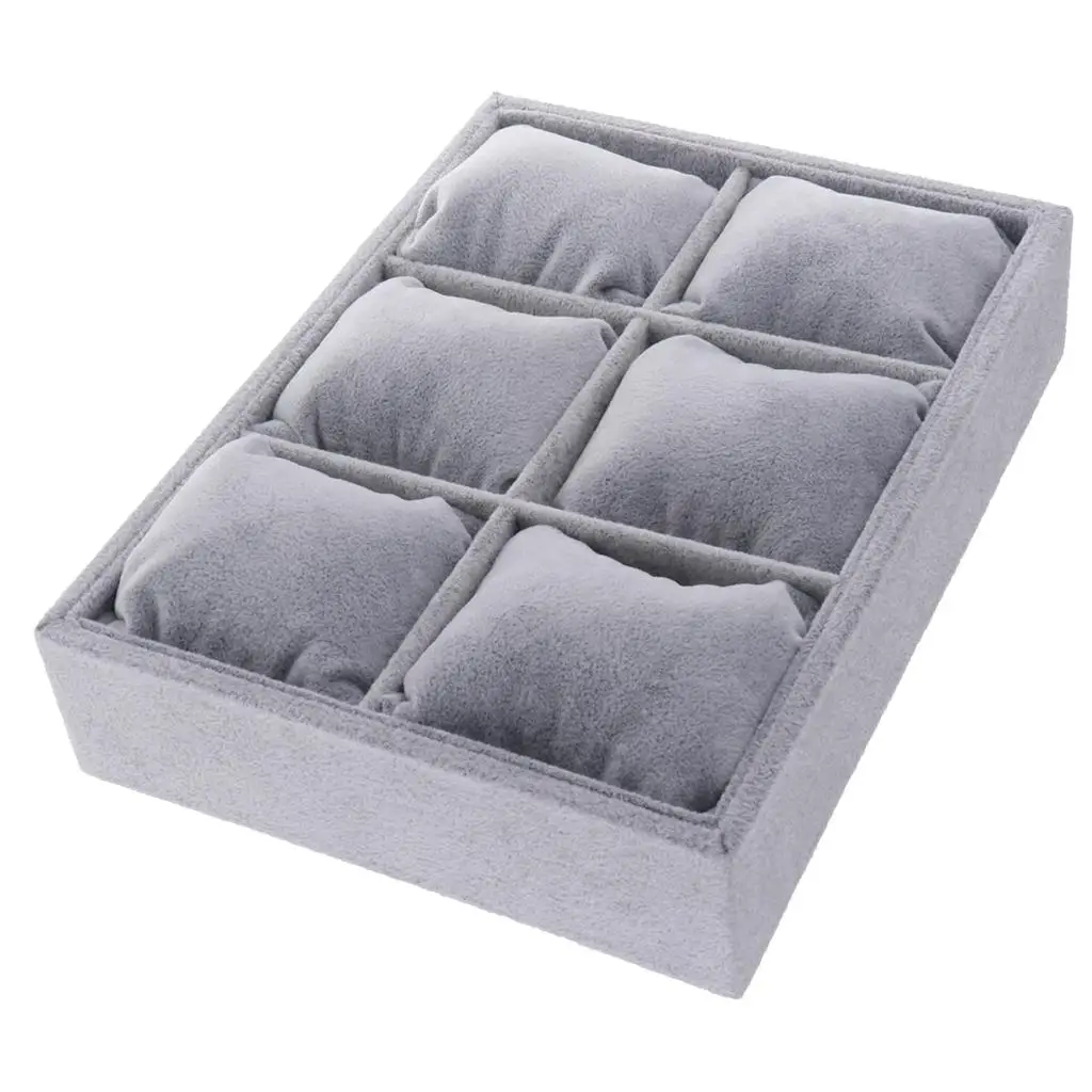

Velvet Watch Drawer Storage Stackable Jewlery Organizer Tray Watch Bangle