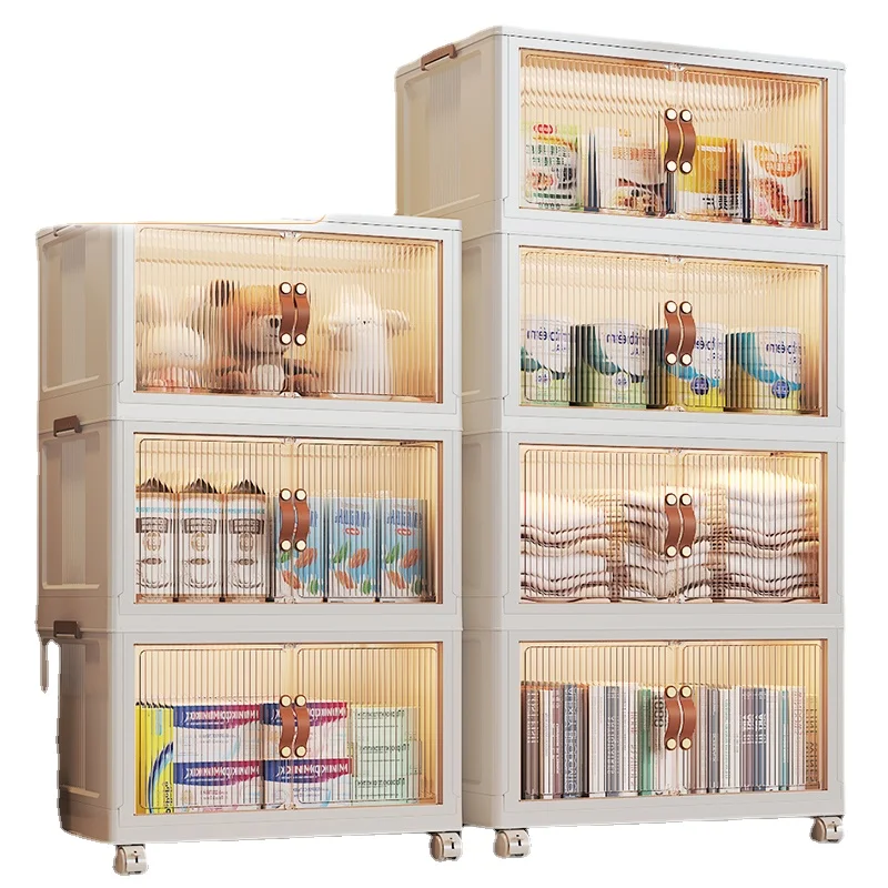 

ZZXL Storage Cabinet Household Baby Children's Clothes Storage Cabinet Plastic Snack Cabinet