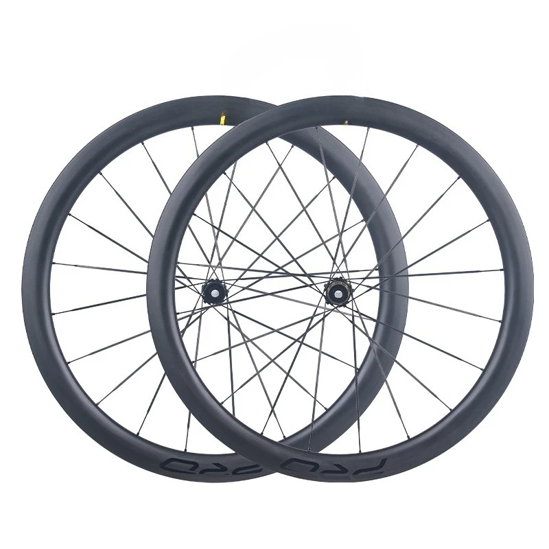 700C 1189g Carbon Spoke Frame Height 40 45 50 60mm 36T Ratchet Carbon Fiber Highway Disc Brake Wheel Set