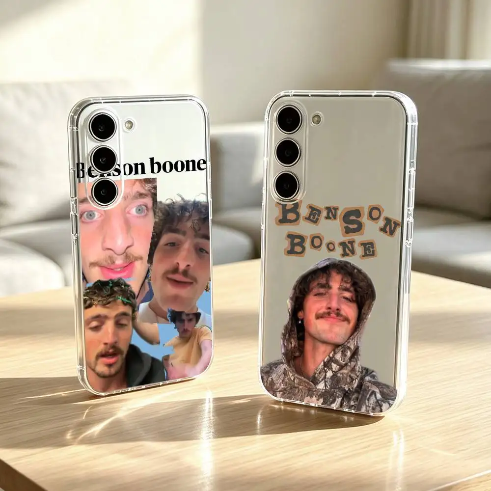 Young singer Benson Boone Phone Case Transparent Silicone Soft For SamsungA10,12,20,21S,30,31,40,50,51,52,70,71 Gift