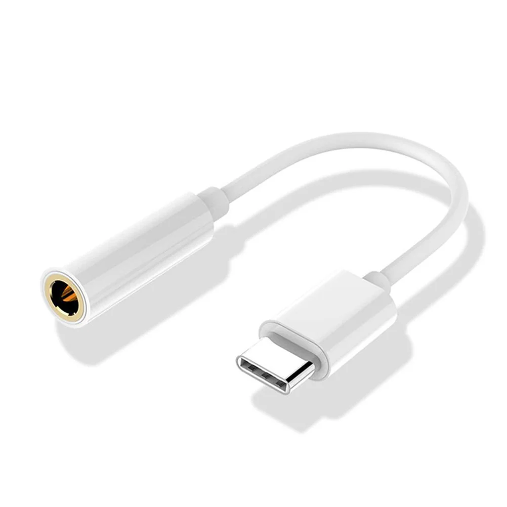 2 шт. адаптер для наушников USB-C на 35 AUX аудио гнездовой кабель для наушников Type-C 35 мм