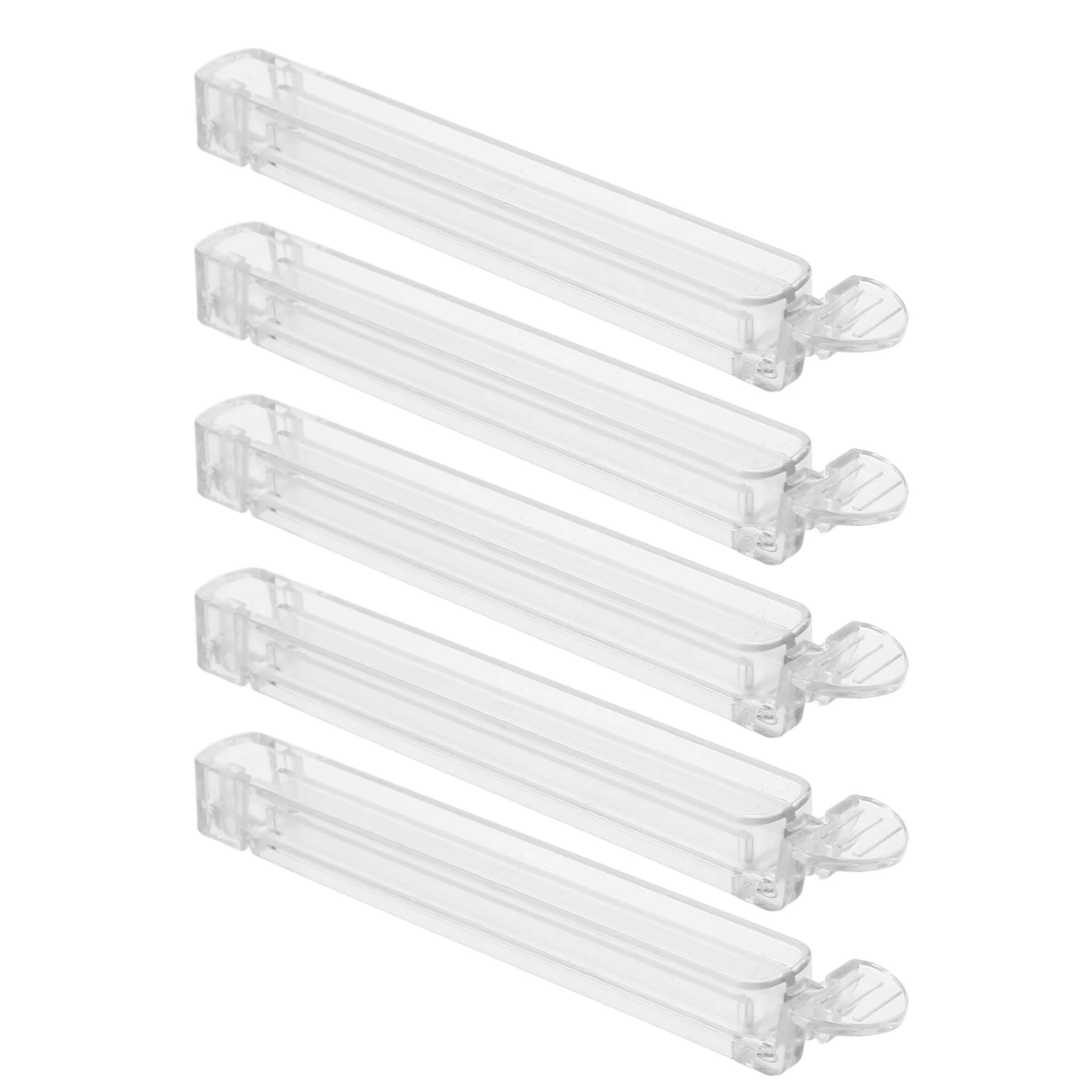 

5Pcs Reusable Bag Sealer Clips Food Storage Snack Tea Coffee Nuts Seal Clamp Food Bag Clips for Storage Pour Spout Sealing