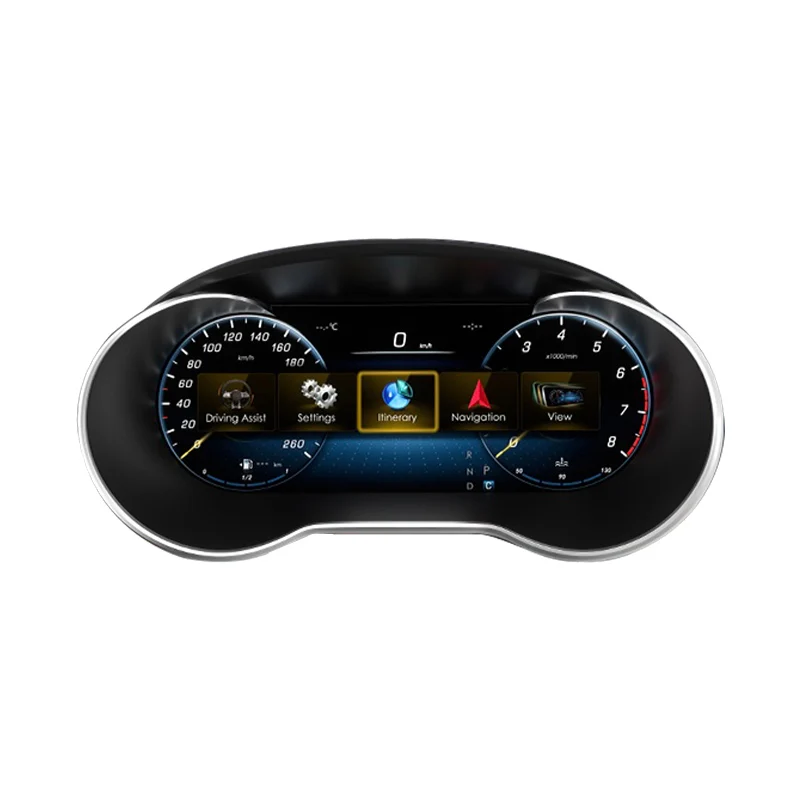 

12.3 "Digital Dashboard Mercedes C/GLC W205 X253 LCD Speedometer