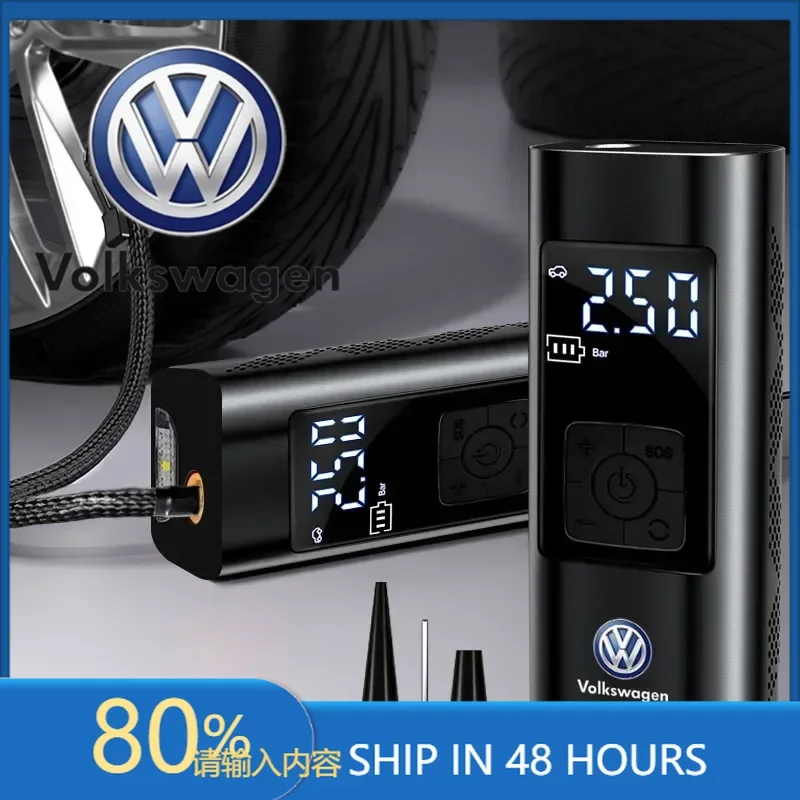 

Новинка 2026: Умный цифровой насос для накачивания шин Volkswagen (1 шт.), автомобильные аксессуары для Volkswagen