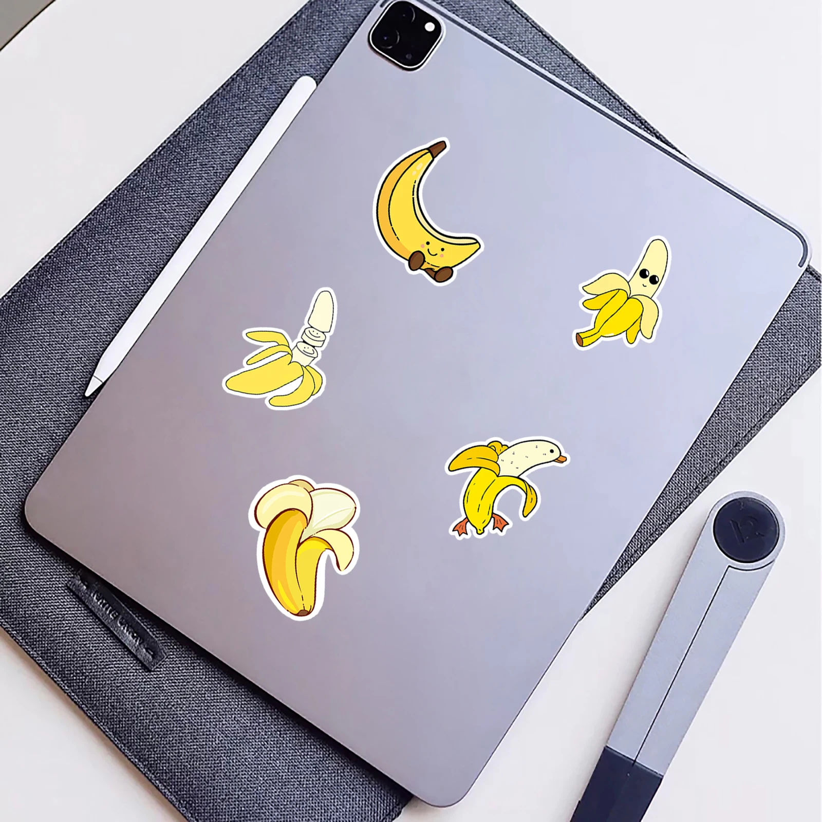 50Pcs Banana series Cartoon Cute Waterproof Sticker Skateboarding Snowboard Retro Vinyl Sticker