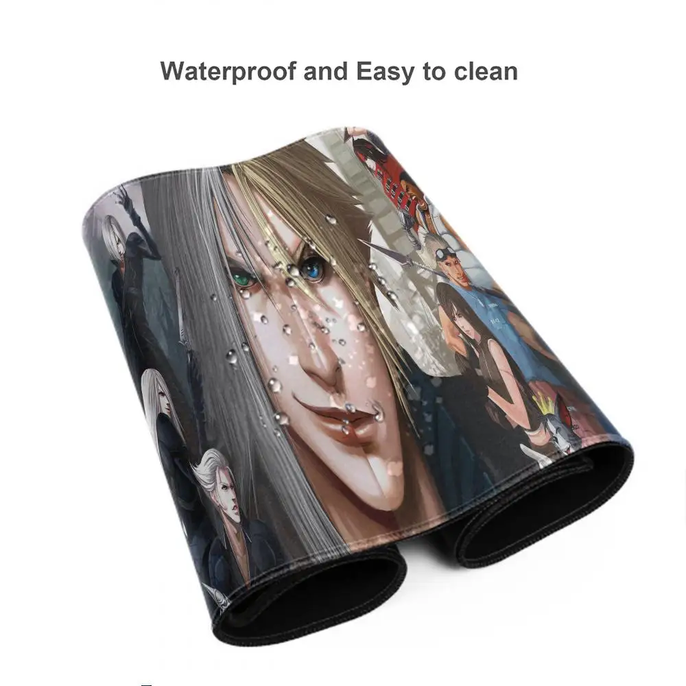 لوحة ماوس Cloud Strife لألعاب الكمبيوتر ولوحة المفاتيح المنزلية ولوحة الماوس لعبة Final Fantasy Mouse Mat Office Soft Laptop Table Mats