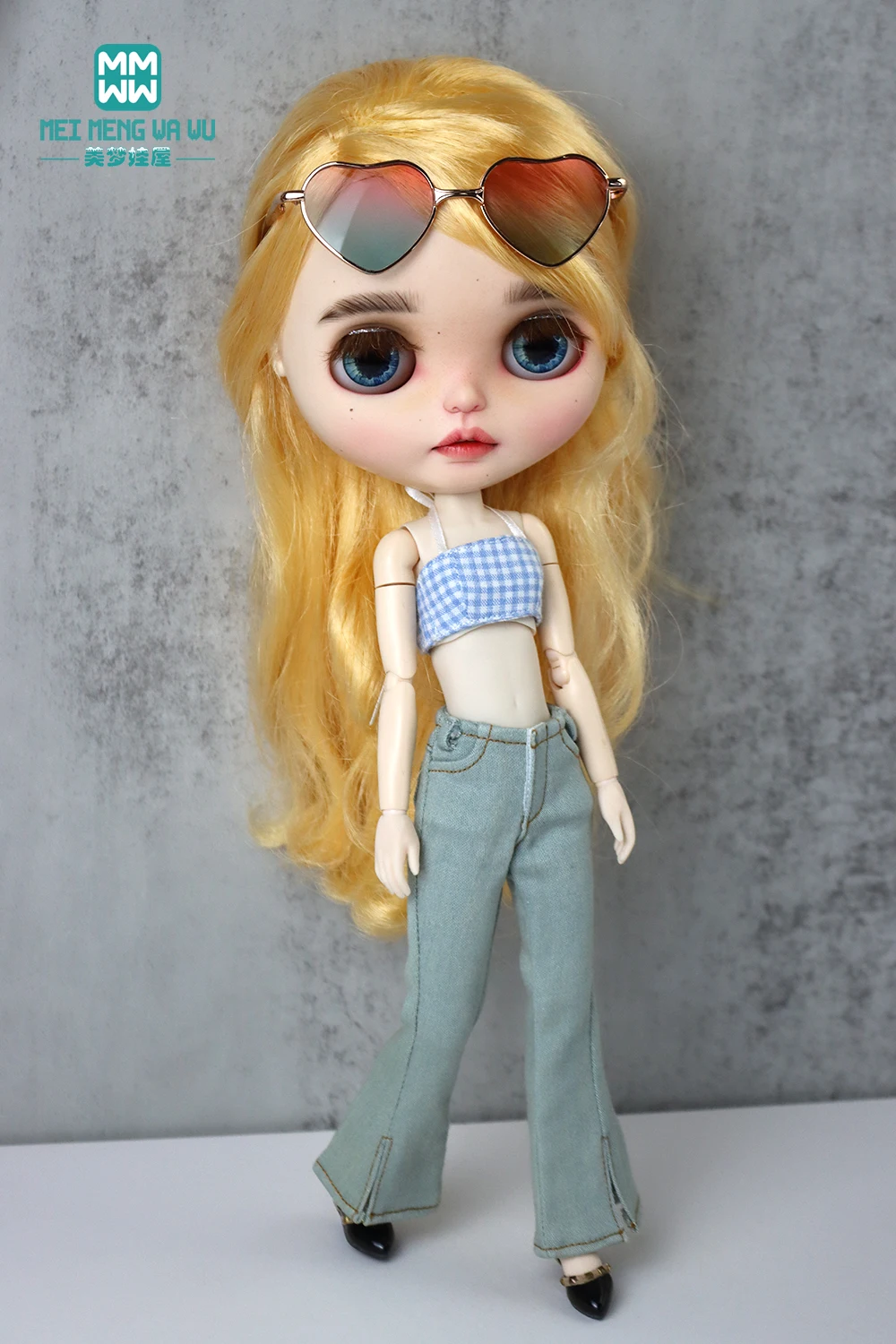 

Blyth Doll Clothes Azone OB22 OB24 Fashion Lingerie Bras Jeans Casual Pants