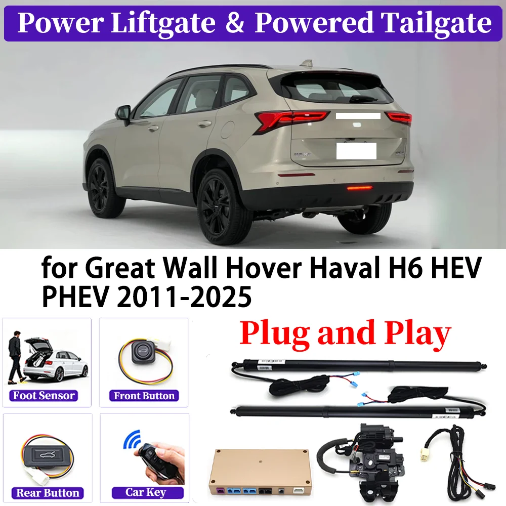 

for Great Wall Hover Haval H6 HEV PHEV 2011-2025 Upgrade Car Automatic Power Liftgate Kit Smart Auto Electric Tailgate System