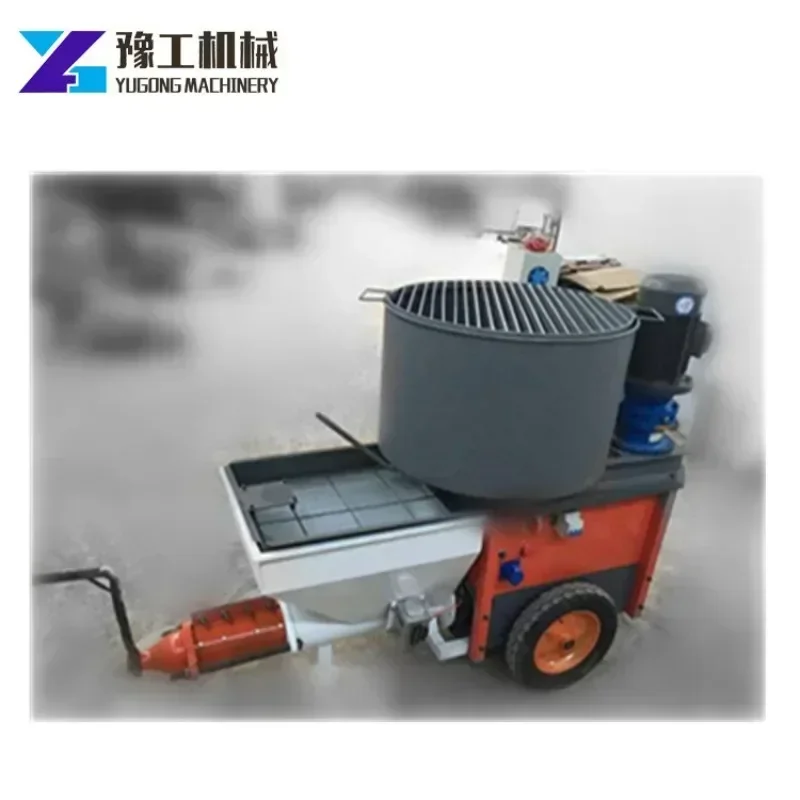 Mortar Spraying Machine Plaster Pump Grout Cement Mortar Spray Machine Automatic Sand Cement Sprayer