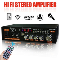G-919H 1000W Home Digital Amplifiers Audio 110-220V Bass Audio Power bluetooth Amplifier AK35 Hifi FM Music Subwoofer Speakers