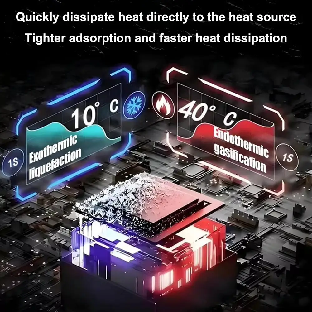 New Mobile Phone Cooling Plate Radiator Universal Mini Game Cooler Expand Area Radiating Sticker Accessories For Smart Phone