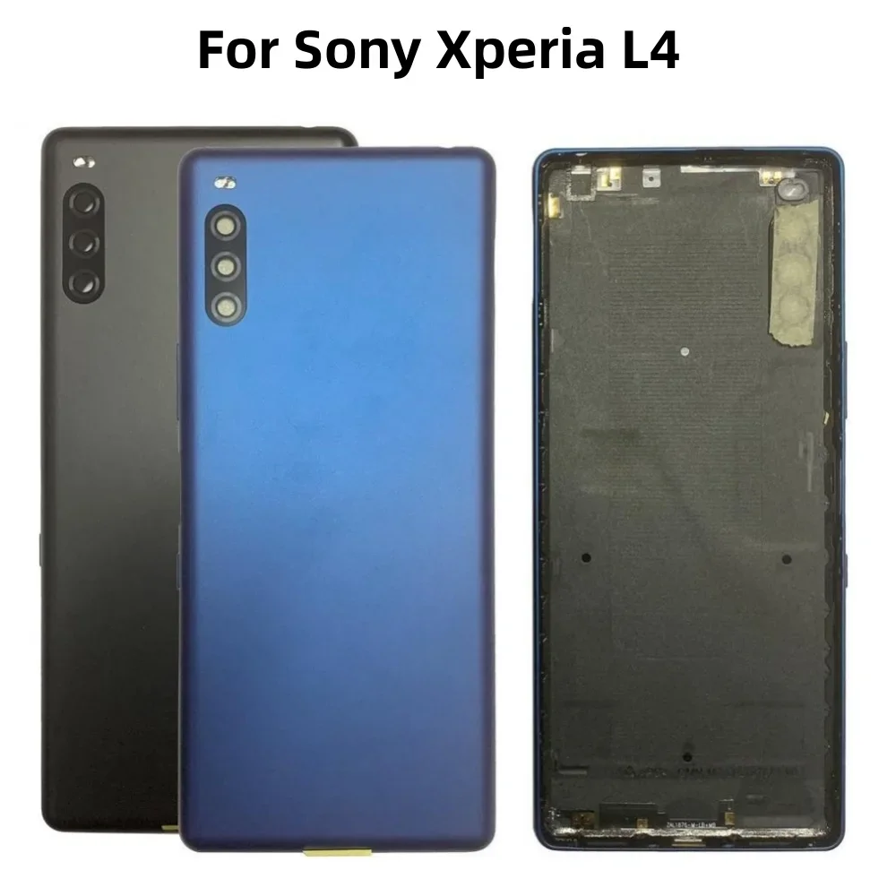 Battery Cover for Sony Xperia L4, Back Housing, Rear Door, Replacement, XQ-AD52, XQ-AD51, New