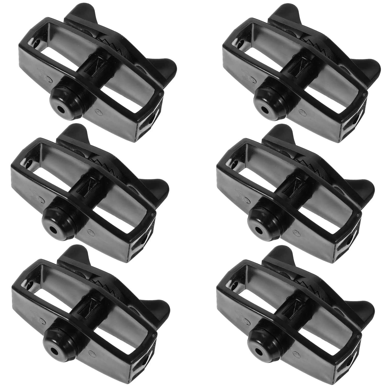 

6 Pcs Tape Fence Tensioner Wire Rope Tightener The Steel Cable Tighteners Black Plastic Heavy Duty Garden