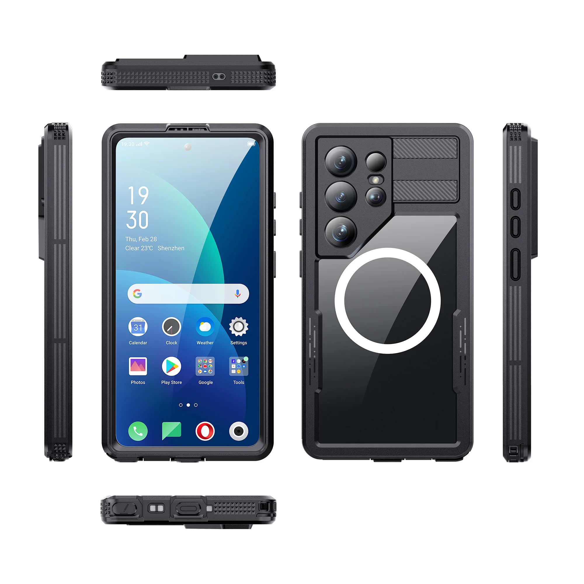 IP68 Wasserdichte Handyhülle, Geeignet für Samsung Galaxy S26 Ultra S25 S24 Serie, mit Schwimmring, Berührungsempfindlich, Rundum-Schutz – Detail 20