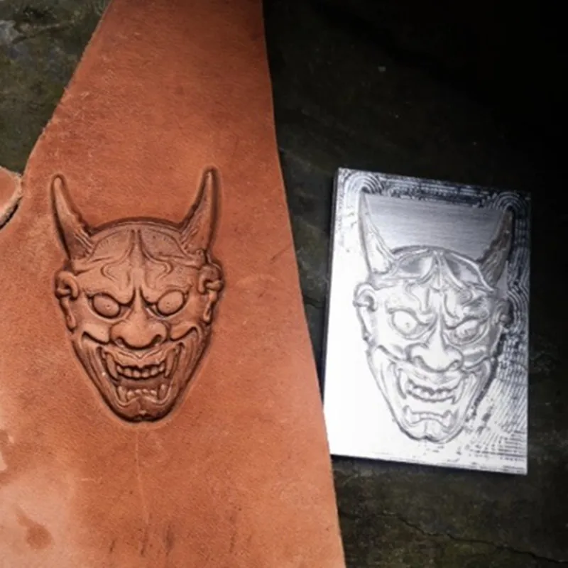 tampon-gardien-mythique-japonais-73x63mm-alliage-d'aluminium-moule-de-gaufrage-3d-maroquinerie--outil-en-cuir-de-style-asiatique-a-soulagement-profond