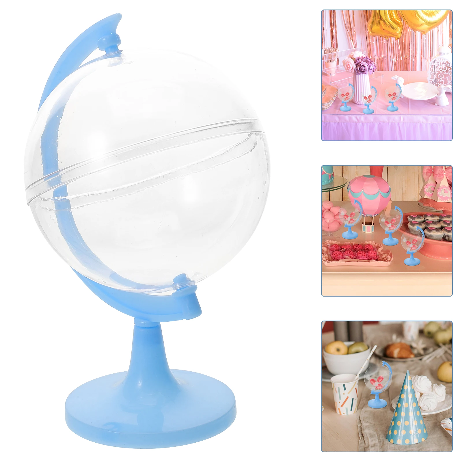 

12 Pcs Shape Candy Box Globe Container Mini Containers for Guests Wedding Boxes