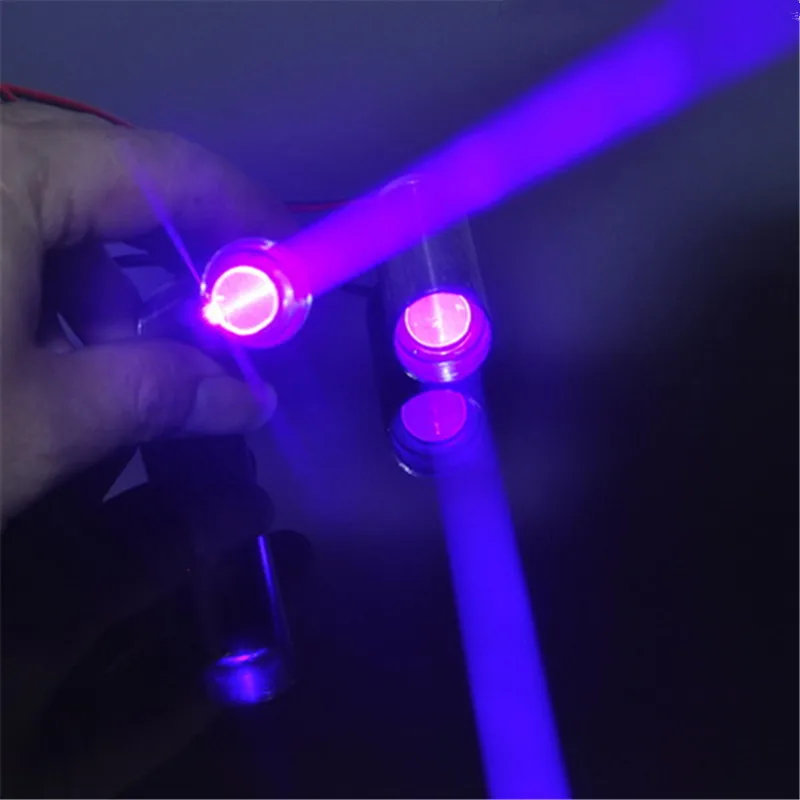 405nm Violet Laser Locator 250mw Laser Module 3-5v for Disco Light / Room Escape / Maze Props / Bar Dance Lamp Laser Test Tools