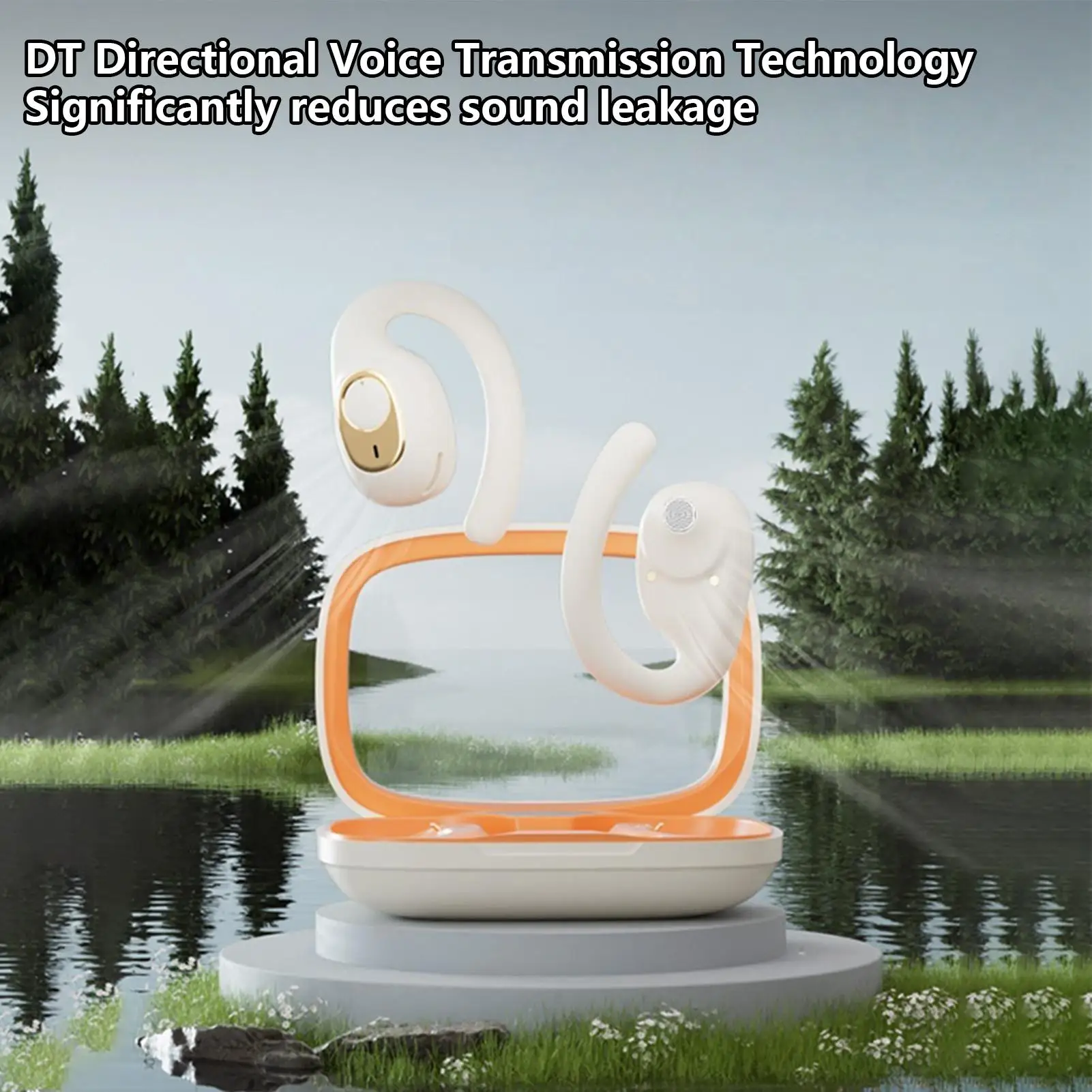 سماعات رأس لاسلكية عالية الدقة فوق الأذن سدادات أذن ستيريو شاشة ديجيتال للرجال والنساء في صالة الألعاب الرياضية والجري