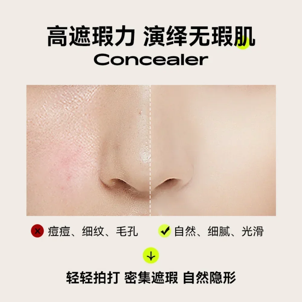 Kato Trucco Polvere pressata Controllo olio Correttore a lunga durata Pori invisibili impermeabili Cosmetici per trucco in polvere non rimuovente