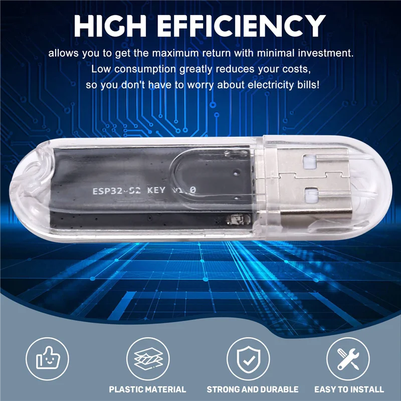 2X USB 광부 BTC 광부 솔로 복권 광부 45-50KH/S 홈 오피스용 비트코인 ​​미니 광부 Asic 마이닝