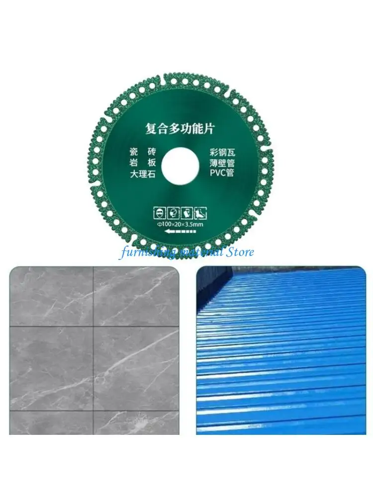 

Y5GD Composite Multifunctional Cutting Blade for Ceramic Tile Rock Plate Color- Steel Tile Grinder Marble Cutting Disc