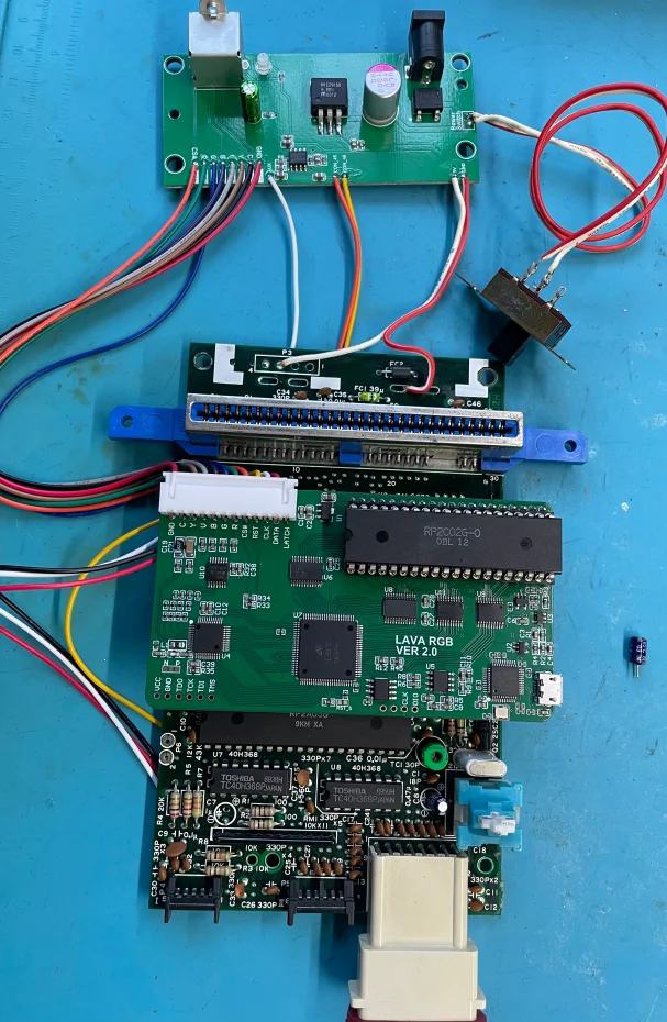 RGBFC RGB FC nesrgb Famicom AV Famicom RGB LAVA RGB VER 2.0 #5