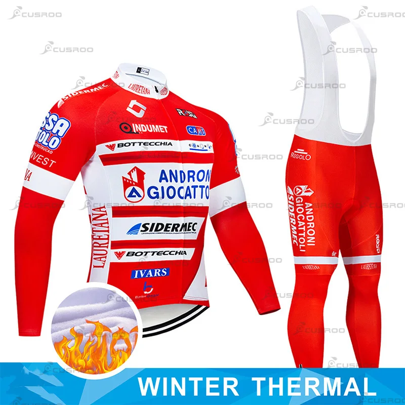 2023 bike Team ANDRONI GIOCATTOLI Laser Long Cycling Jersey Set  Mens Clothes MTB Ropa Ciclismo Bicycle Maillot Spring Autumn