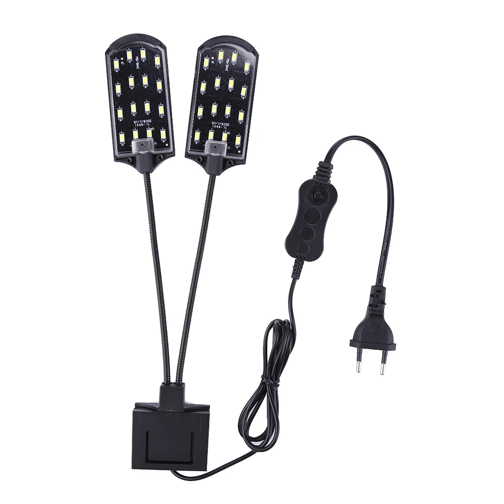 15W LED Waterproof Aquarium Light Fish Tank Aquatic Plants Grow Clip Lamp