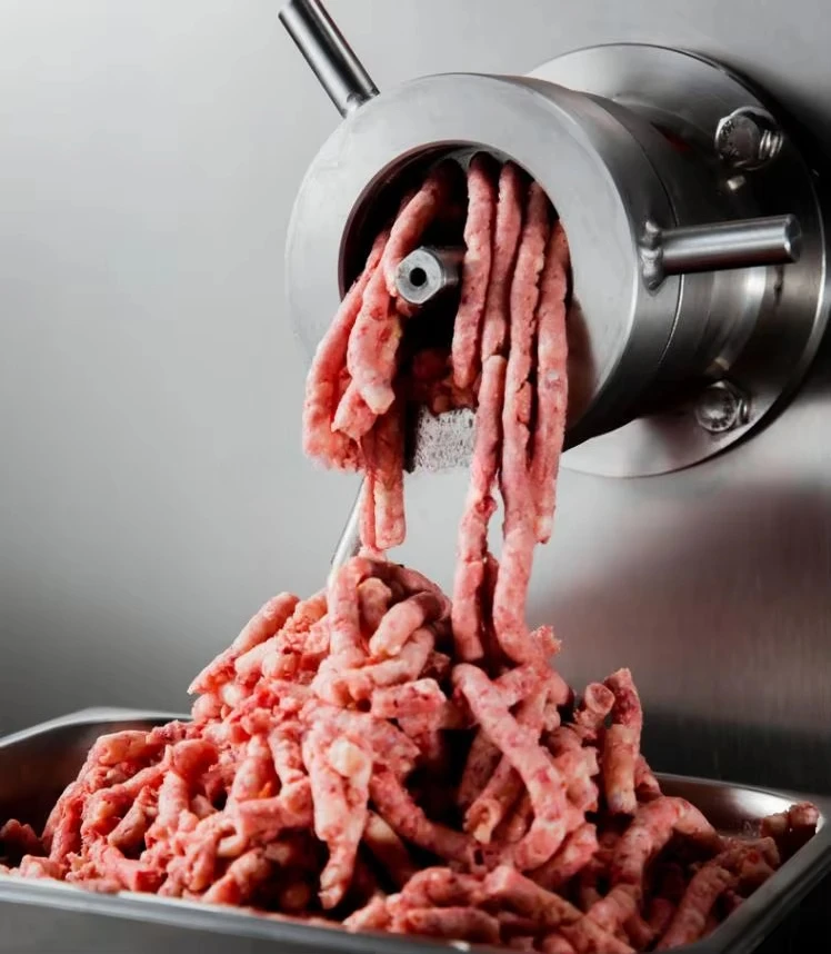 -kk New Duty Industrial 304 Stainless Steel Frozen Beef Pork Meat Block Grinder Mincer 5.5kw 500kg/h Electric Grinding Machine