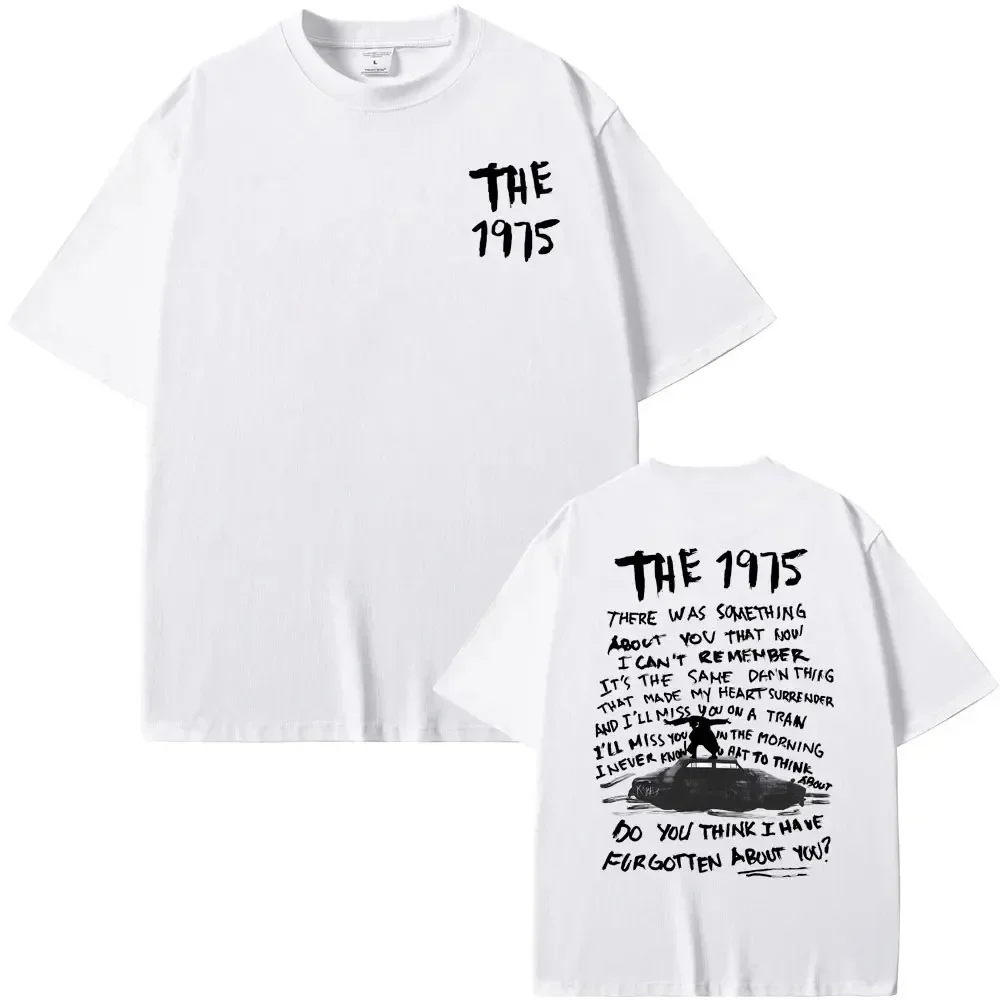 The 1975 about You Graphic Print T-shirt Being Funny in A Foreign Language Album Tshirt Men Women Hip Hop Casual Vintage T Shirt