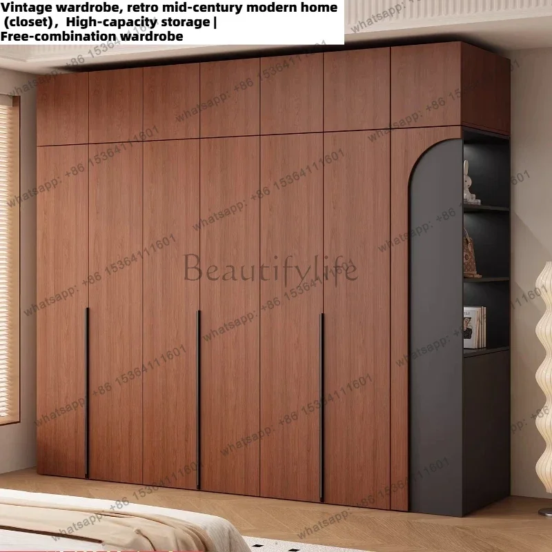 Factory Direct Bedroom Open Clothes Wardrobe Clothing Organizer Shelves Double Wardrobe Multipurpose Home Room Dresser Comforter