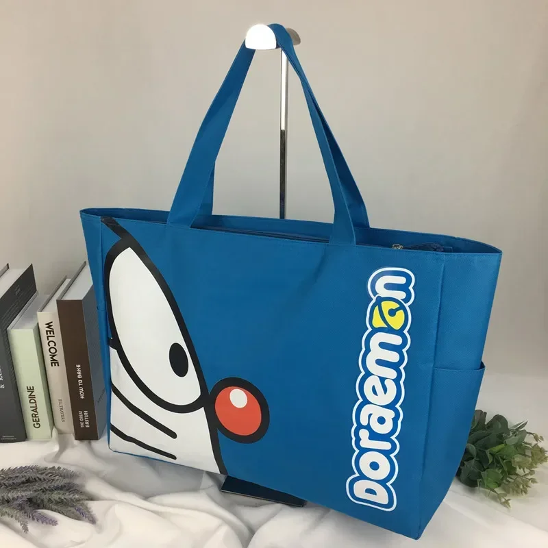 Doraemon Mode Leinwand Umhängetasche Reisetasche Einkaufstasche niedlichen Cartoon Handtasche Tasche